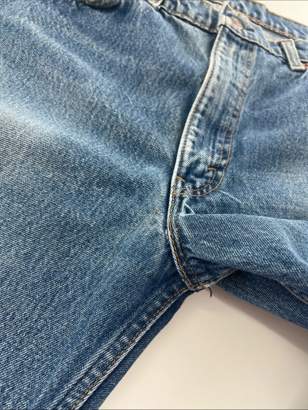 Vintage Orange Tab 517 Men’s Straight-Leg Jeans USA made Grunge gorpcore